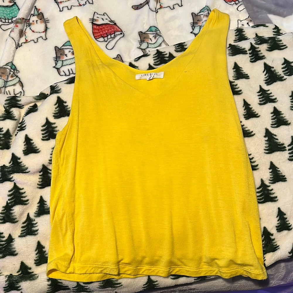 Yellow tank top